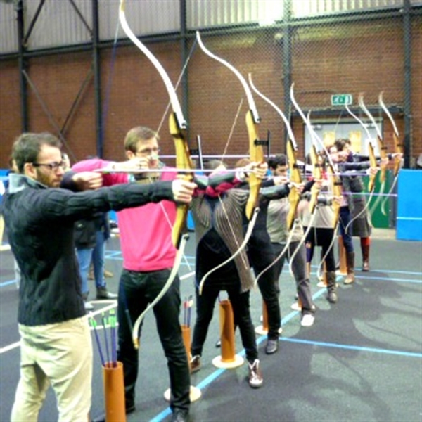 indoor group archery session